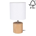 Stolna lampa TRONGO ROUND 1xE27/25W/230V – FSC certificirano
