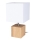 Stolna lampa TRONGO SQUARE 1xE27/25W/230V hrast