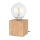 Stolna lampa TRONGO SQUARE 1xE27/25W/230V hrast