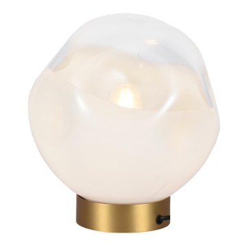 Stolna lampa VANA 1xE27/40W/230V krem/zlatna