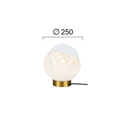 Stolna lampa VANA 1xE27/40W/230V krem/zlatna