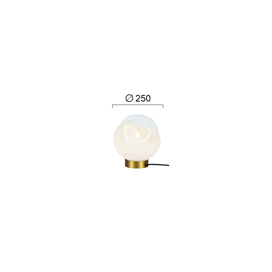 Stolna lampa VANA 1xE27/40W/230V krem/zlatna
