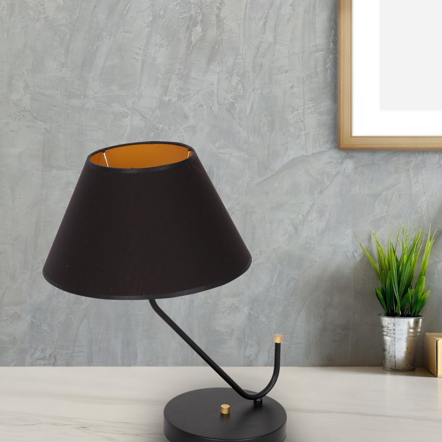 Stolna lampa VICTORIA 1xE27/60W/230V crna