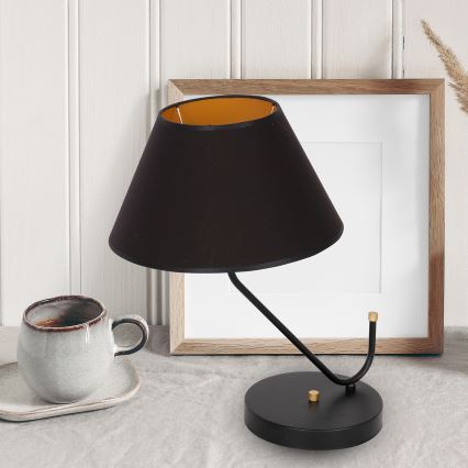 Stolna lampa VICTORIA 1xE27/60W/230V crna