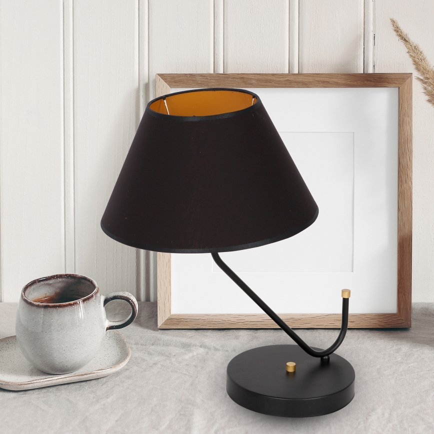 Stolna lampa VICTORIA 1xE27/60W/230V crna