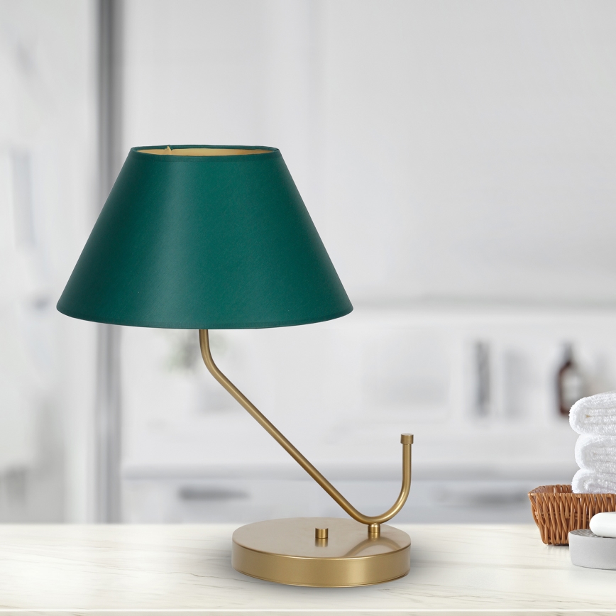Stolna lampa VICTORIA 1xE27/60W/230V zelena