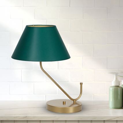 Stolna lampa VICTORIA 1xE27/60W/230V zelena