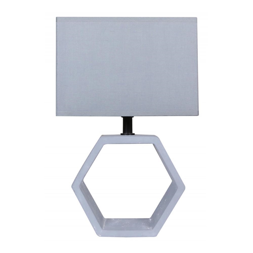 Stolna lampa VIDAL 1xE27/40W/230V siva