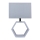 Stolna lampa VIDAL 1xE27/40W/230V siva