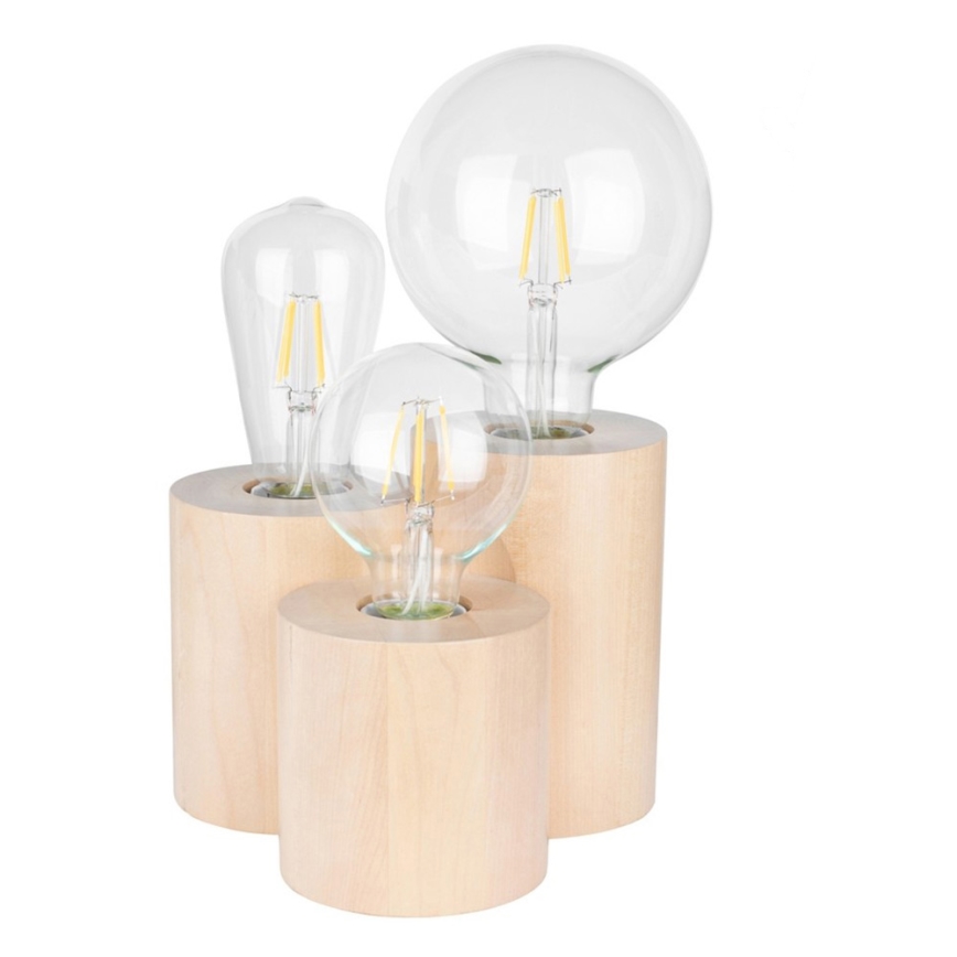 Stolna lampa VINCENT 3xE27/15W/230V breza