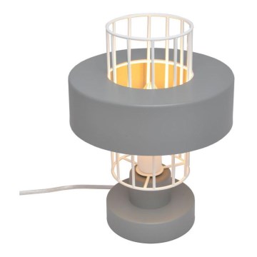 Stolna lampa VOLTA 1xE14/15W/230V siva