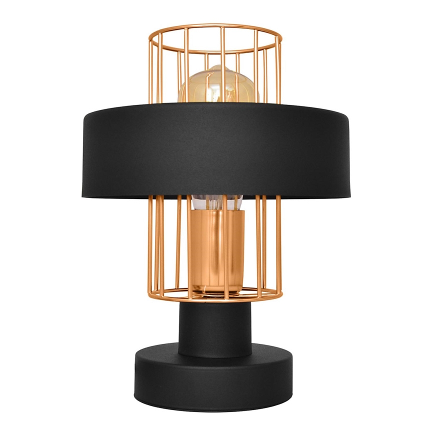 Stolna lampa VOLTA 1xE27/15W/230V crna/zlatna