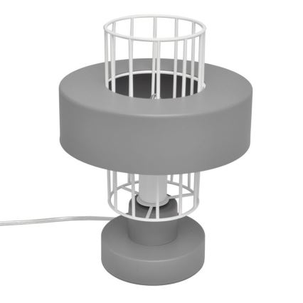 Stolna lampa VOLTA 1xE27/15W/230V siva