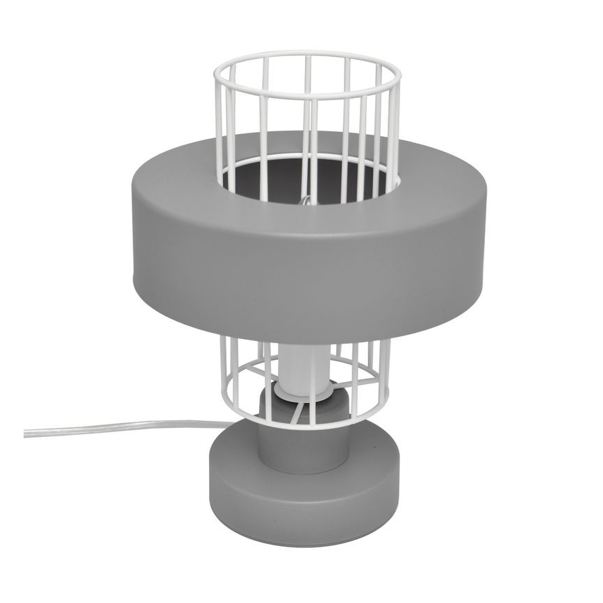 Stolna lampa VOLTA 1xE27/15W/230V siva