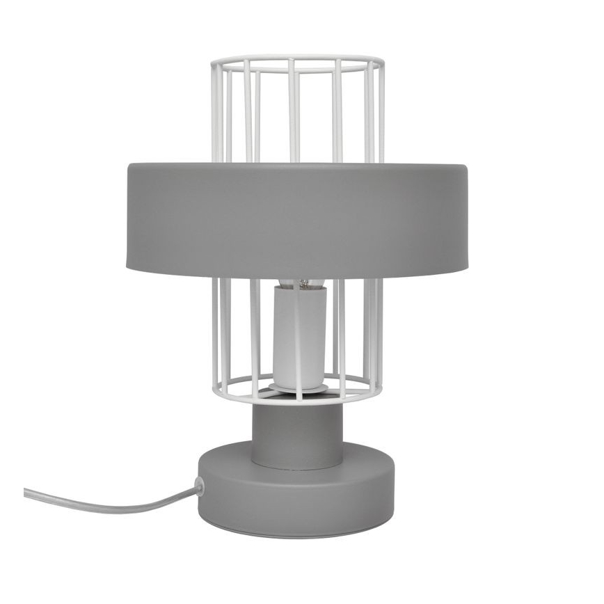 Stolna lampa VOLTA 1xE27/15W/230V siva