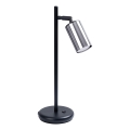 Stolna lampa WINX 1xGU10/10W/230V crna/sjajni krom