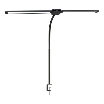 Stolna LED lampa s prigušivanjem USB TENUIX DUO 2xLED/7W/5V 3000-6000K crna