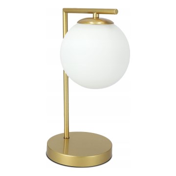 Stolna svjetiljka 1xE27/40W/230V zlatna/bijela