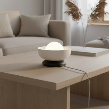 Stolna svjetiljka OZZY 1xG9/8W/230V siva