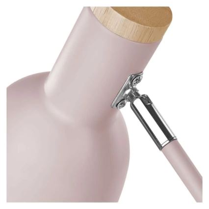 Stolna svjetiljka POPPY 1xE27/25W/230V ružičasta