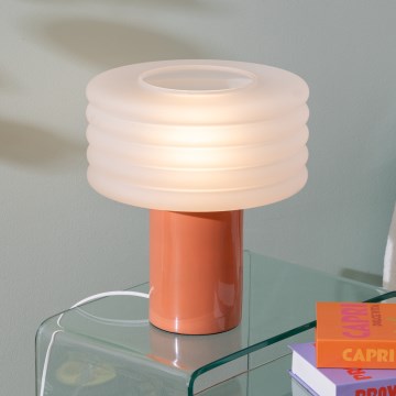 Stolní lampa ASTI 1xE27/60W/230V cihlová - Atmosphera