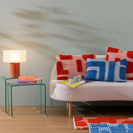 Stolní lampa ASTI 1xE27/60W/230V cihlová - Atmosphera