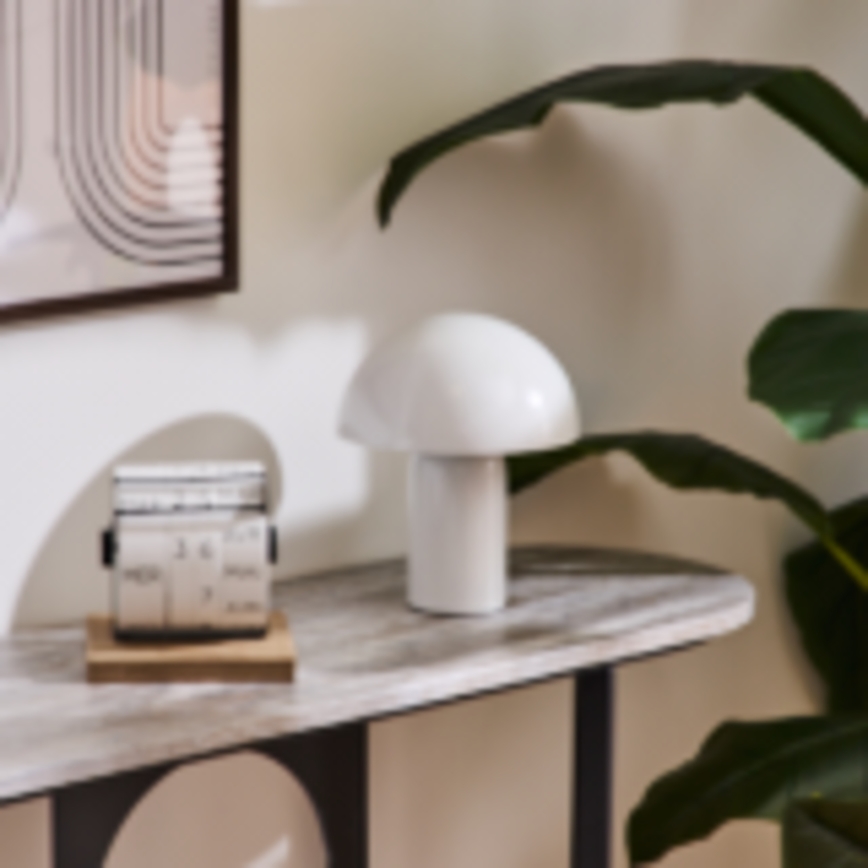 Stolní lampa Atmosphera LITO 1xE27/25W/230V bílá