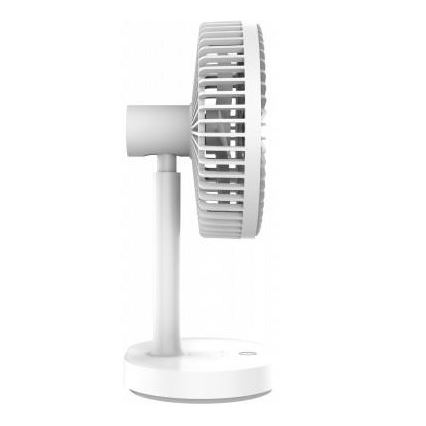 Stolni punjivi ventilator s LED lampom 3000mA/3,7V microUSB