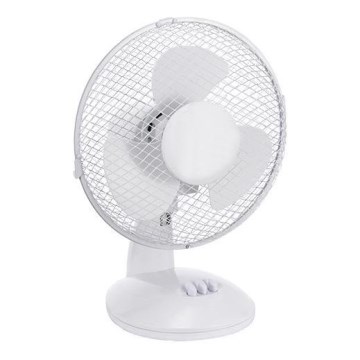 Stolni ventilator 38W/230V promjer 25 cm bijeli