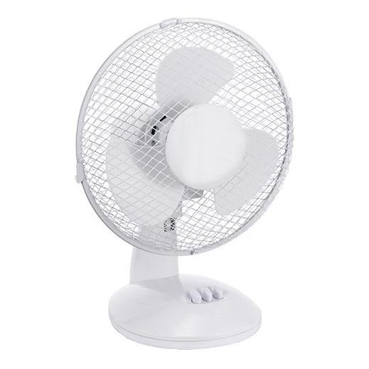 Stolni ventilator 38W/230V promjer 25 cm bijeli