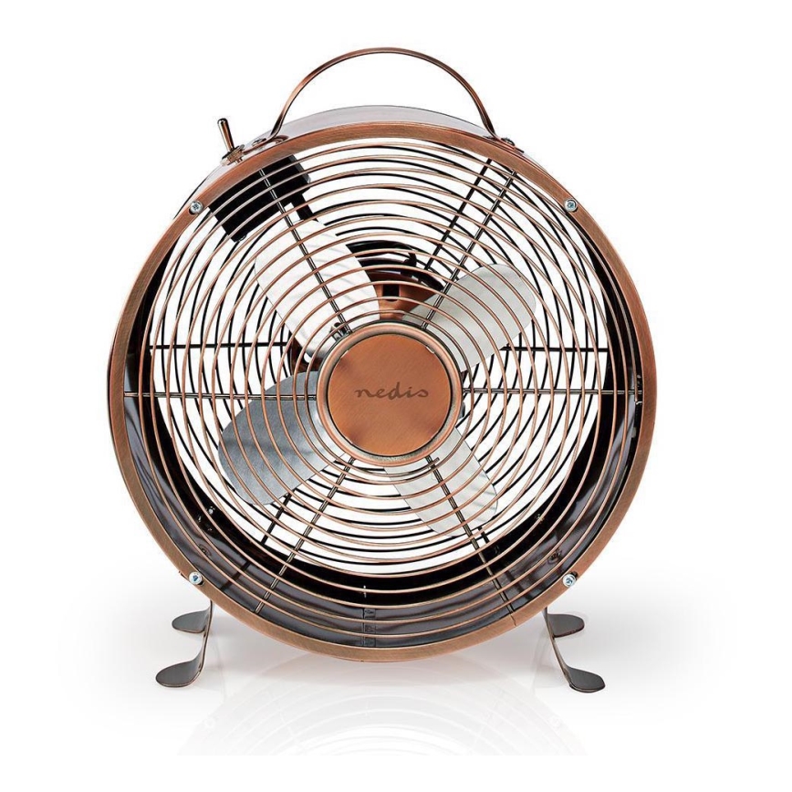 Stolni ventilator RETRO 20W/230V bakreni ø25 cm