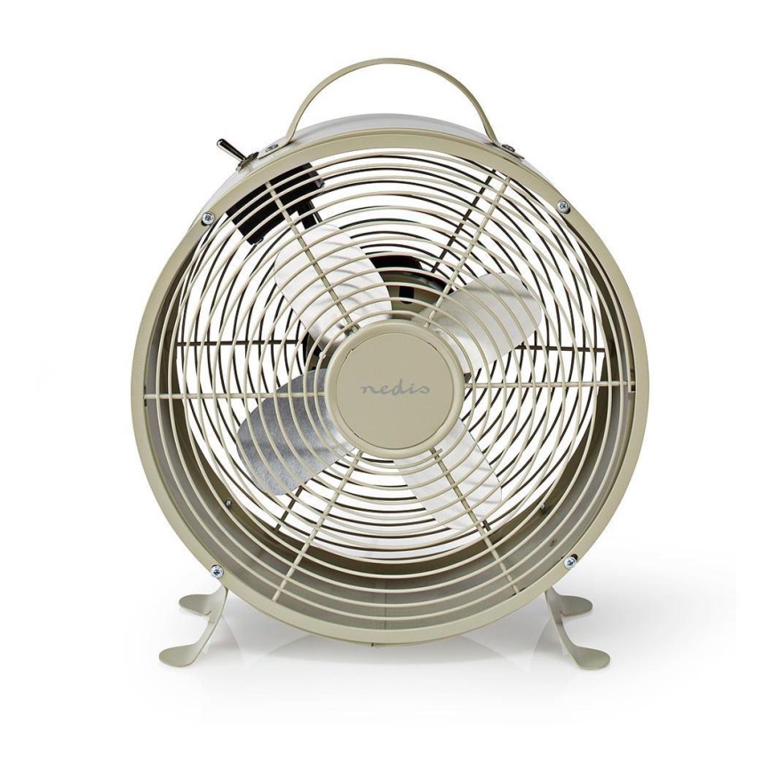 Stolni ventilator RETRO 20W/230V sivi ø25 cm