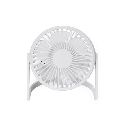 Stolni ventilator USB pr. 15 cm bijela