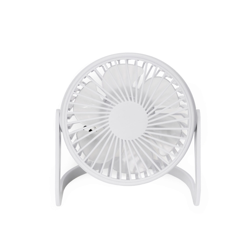 Stolni ventilator USB pr. 15 cm bijela