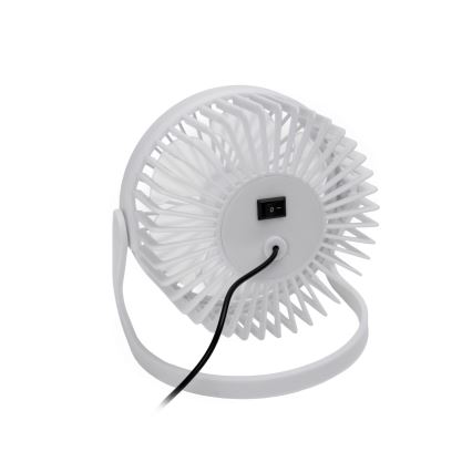 Stolni ventilator USB pr. 15 cm bijela