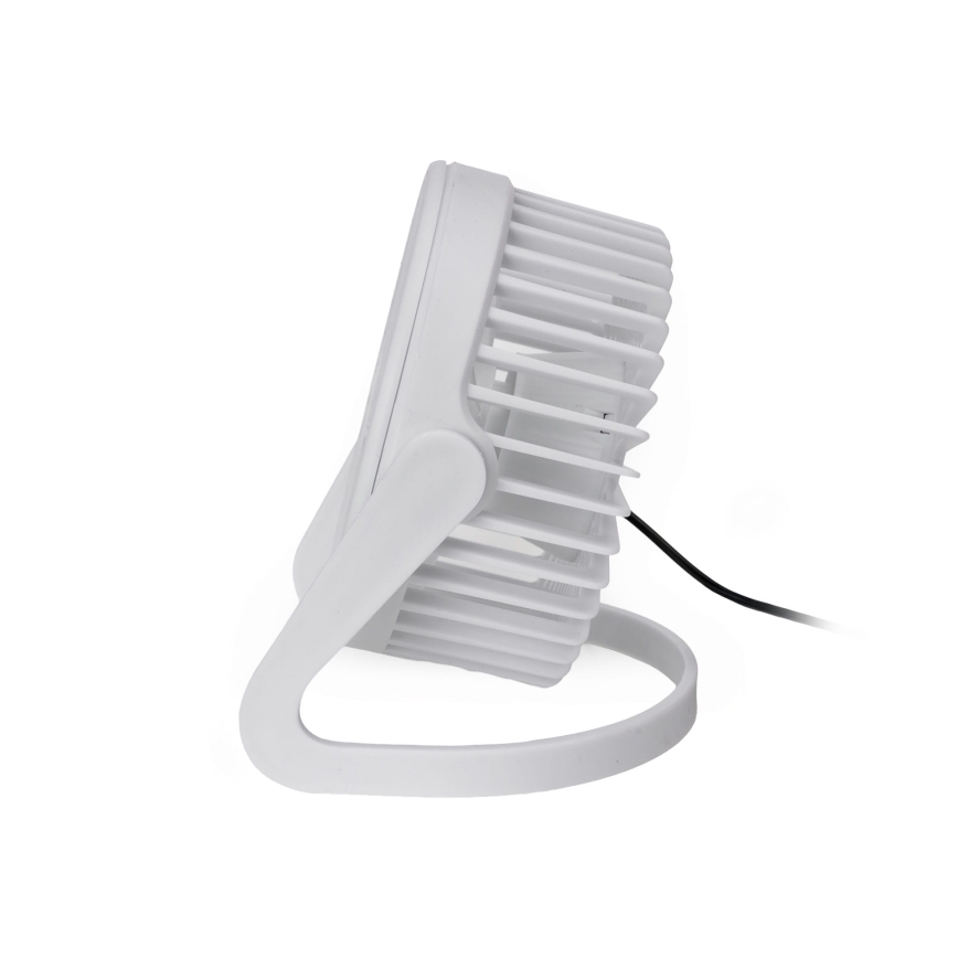 Stolni ventilator USB pr. 15 cm bijela