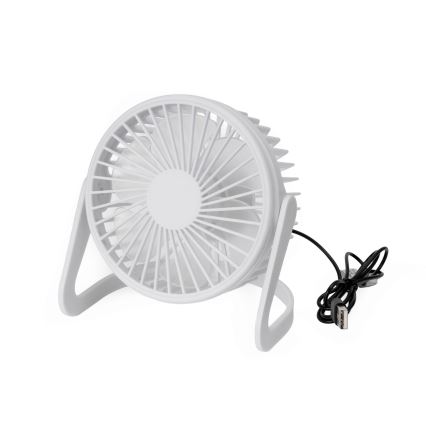 Stolni ventilator USB pr. 15 cm bijela