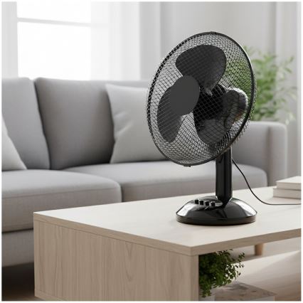 Stolni ventilator VIENTO 40W/230V crni