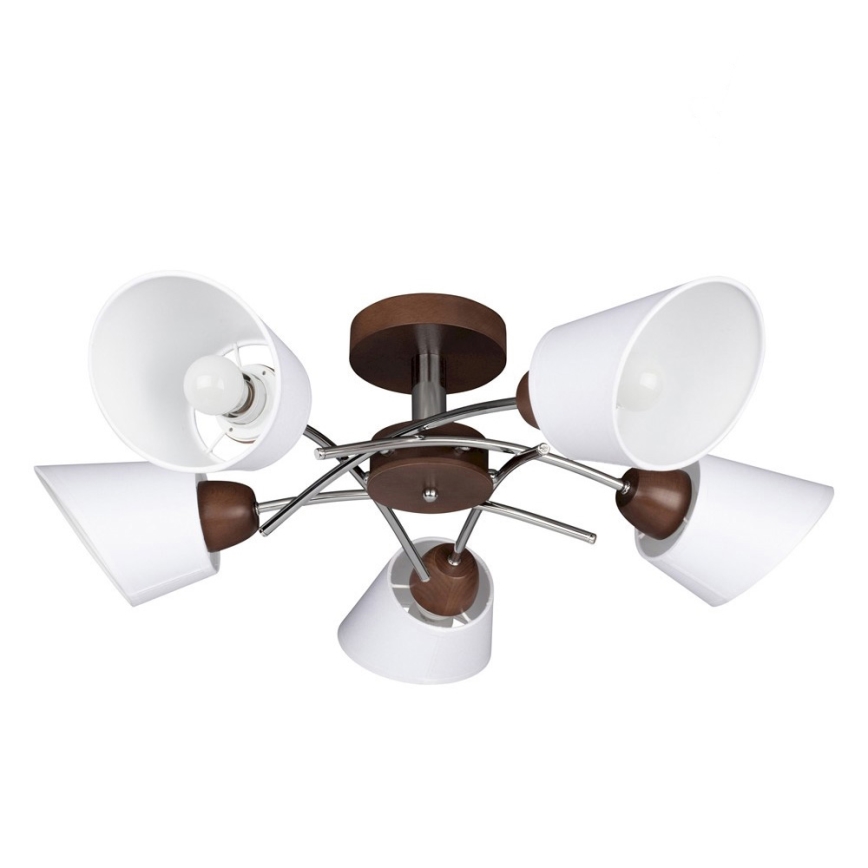 Stropna lampa METTE 5xE27/40W/230V buk