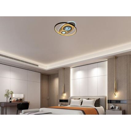 Stropna LED svjetiljka s prigušivanjem LED/105W/230V 3000-6500K + daljinski upravljač