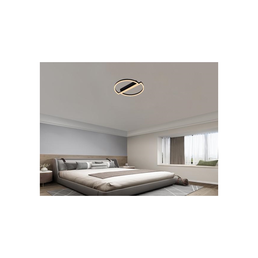 Stropna LED svjetiljka s prigušivanjem LED/55W/230V 3000-6500K + daljinski upravljač