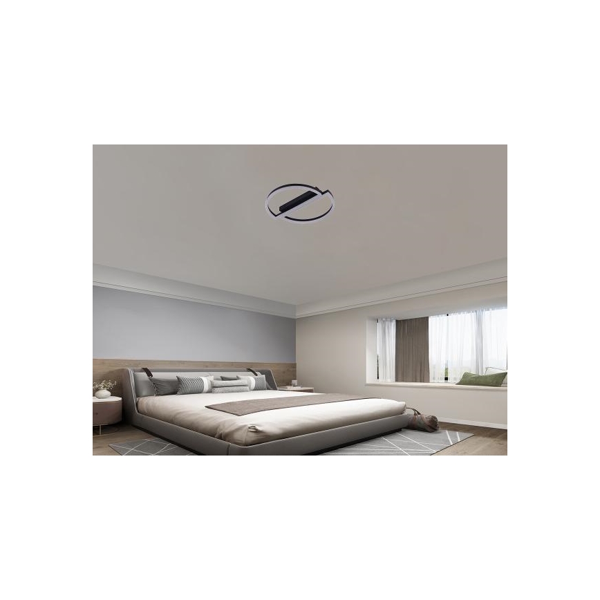 Stropna LED svjetiljka s prigušivanjem LED/55W/230V 3000-6500K + daljinski upravljač