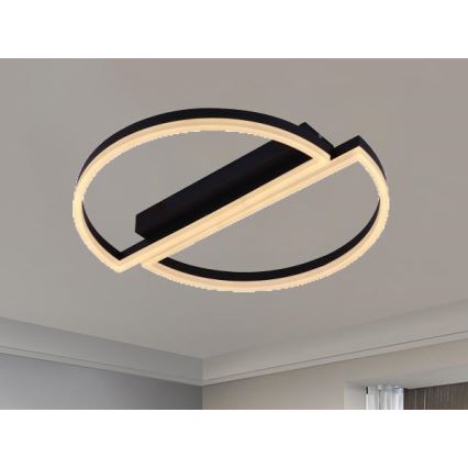 Stropna LED svjetiljka s prigušivanjem LED/55W/230V 3000-6500K + daljinski upravljač
