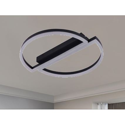 Stropna LED svjetiljka s prigušivanjem LED/55W/230V 3000-6500K + daljinski upravljač