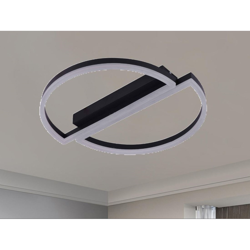 Stropna LED svjetiljka s prigušivanjem LED/55W/230V 3000-6500K + daljinski upravljač