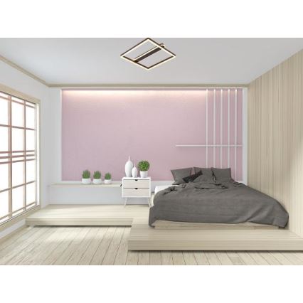Stropna LED svjetiljka s prigušivanjem, LED/60W/230V 3000-6500K + daljinski upravljač
