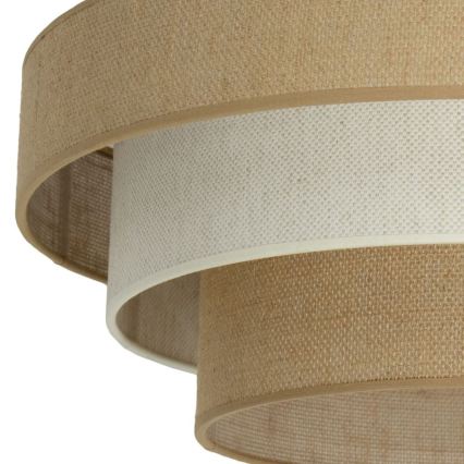 Stropna nadgradna svjetiljka WENTA 1xE27/60W/230V Ø 50 cm juta/krem