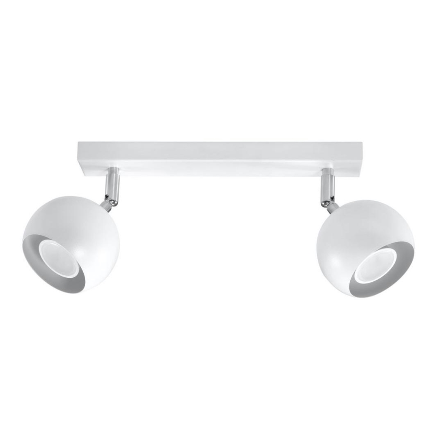 Stropna reflektorska svjetiljka OCULARE 2xGU10/10W/230V