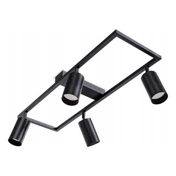 Stropna spot svjetiljka 4xGU10/30W/230V crna