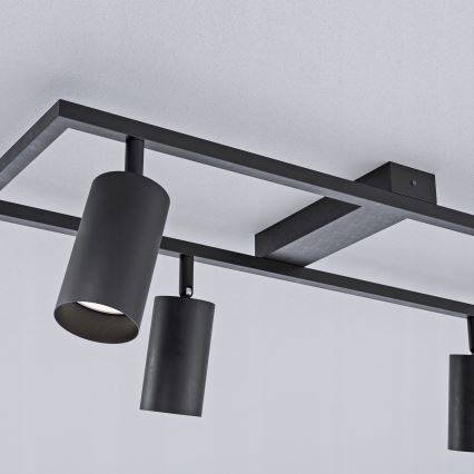 Stropna spot svjetiljka 4xGU10/30W/230V crna